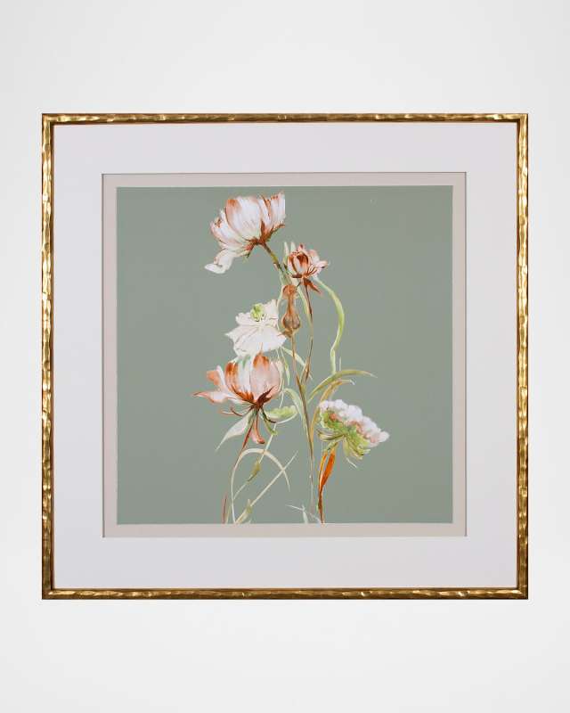 "Green Botana II" Framed Giclee